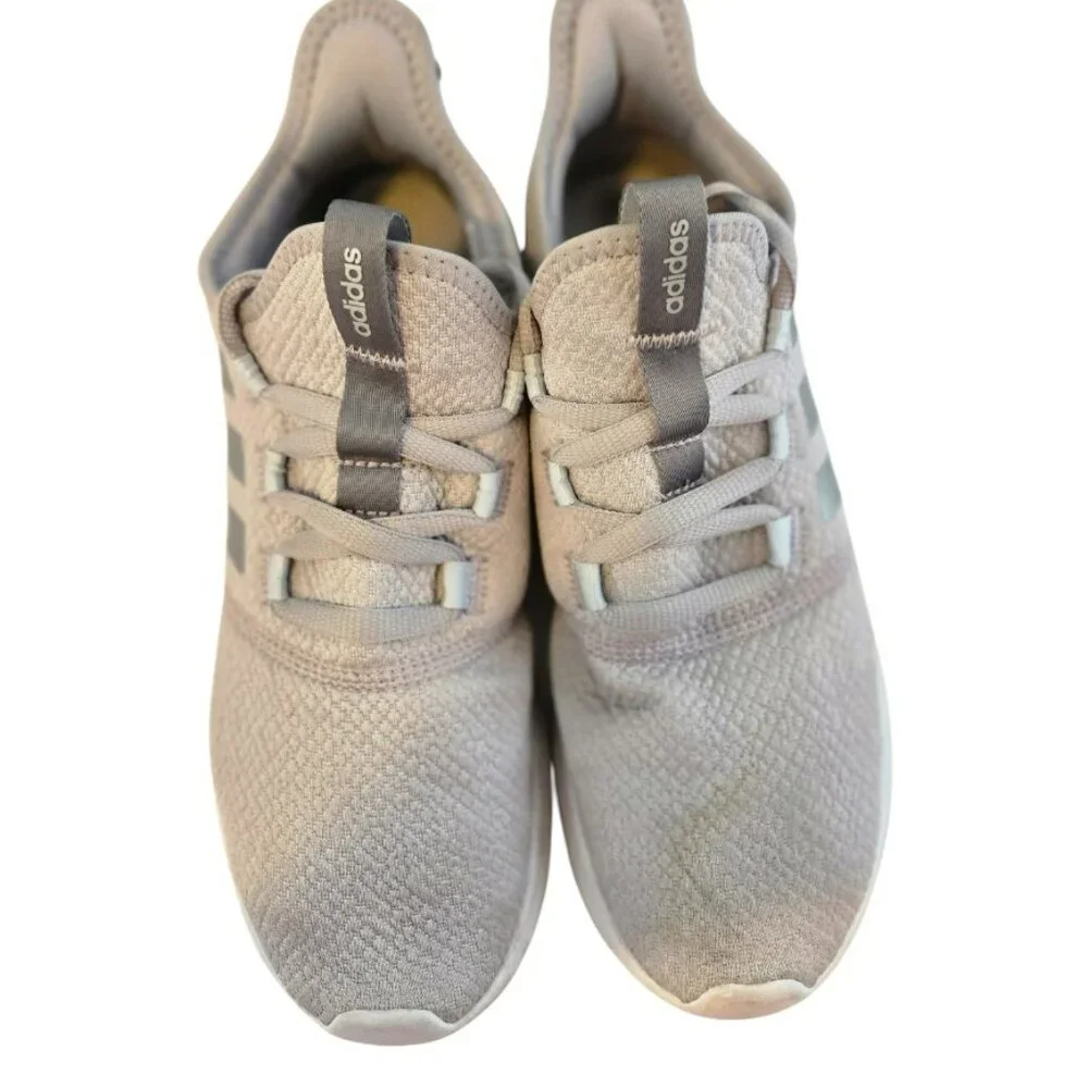 adidas Size 9 Women's Cloudfoam Pure Shoes Light Gray Silver